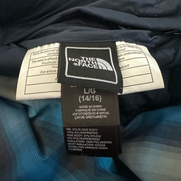 **SOLD**The North Face youth reversible puffy jacket size L age 14 - Picture 8 of 16